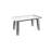 Stone Top Metal Base Dining Table