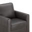Fauteuil d'appoint pivotant en cuir véritable Weston-117357149