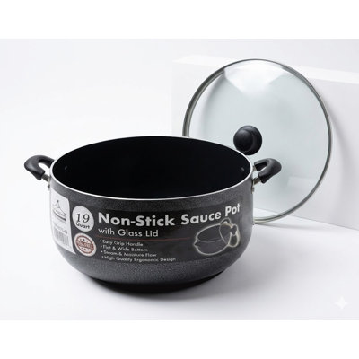 19 Qt Non Stick Aluminum Stock Pot