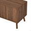 Meuble télé 70 po Modern pour meuble télé avec pieds en bois massif