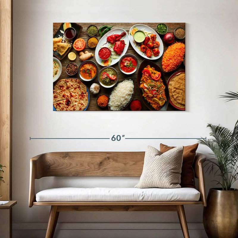 Yarlin Indian Cuisine Specialties, H 30 po x l 45 po