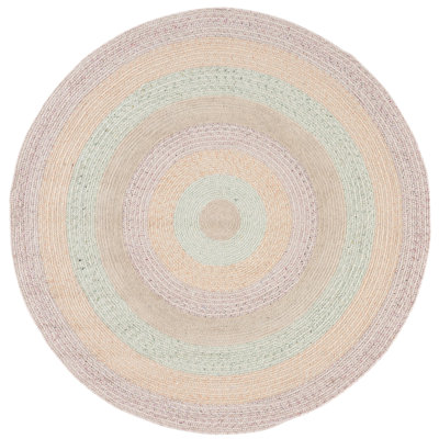 Braided Hand Woven No Pattern Indoor Rug