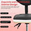 Tabouret avec dossier, fauteuil de tabouret de salon, fauteuil de dentiste inclinable, tabourets roulants à hauteur réglable avec roulettes, tabourets à dessin ergonomiques pour soins dentaires, bureau, salon (noir)-853126737