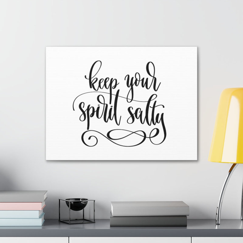 Wrapped Canvas Textual Art, 20" W x 16" H