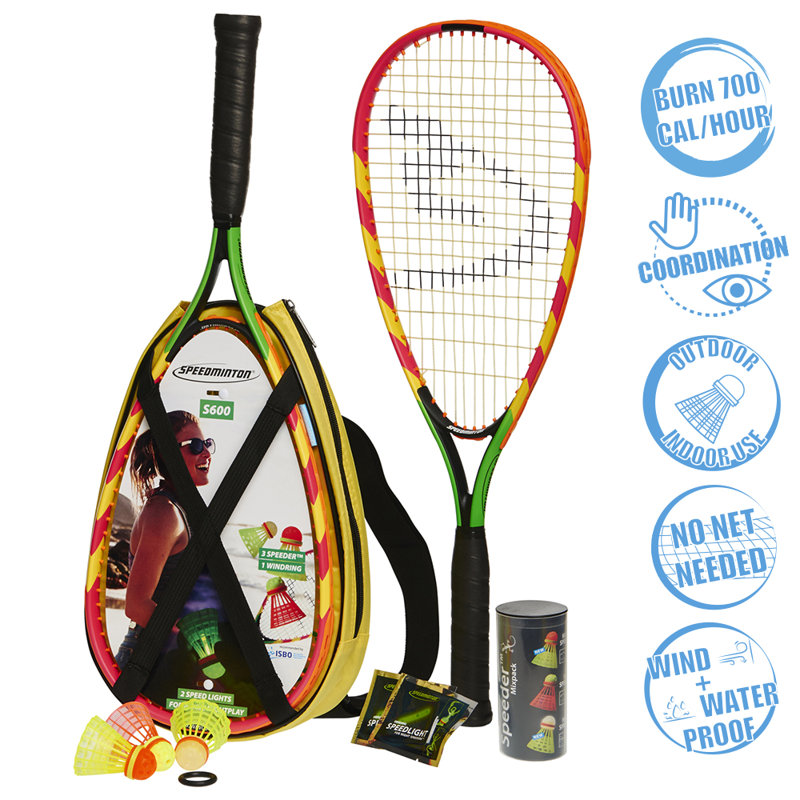 Speedminton Badminton with Carrying Case