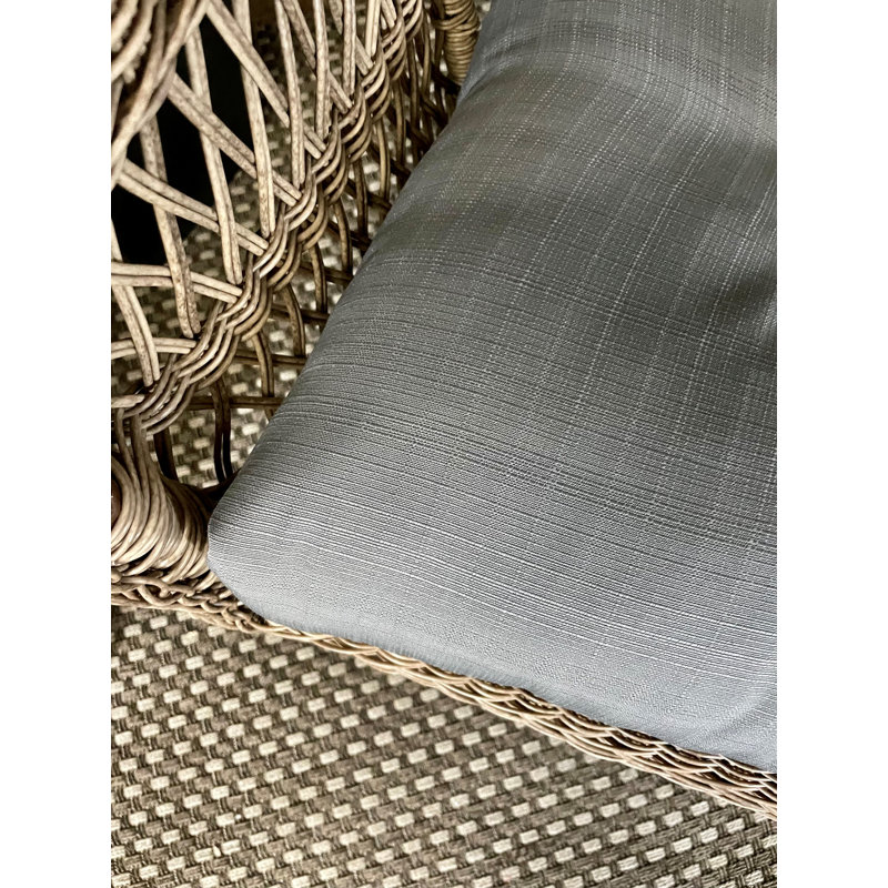 Coussin d'extérieur simple, Anthracite