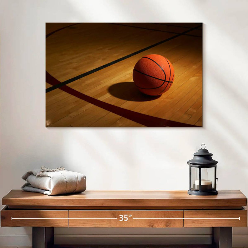 Ballon de basketball Sireci, H 20 po x l 30 po
