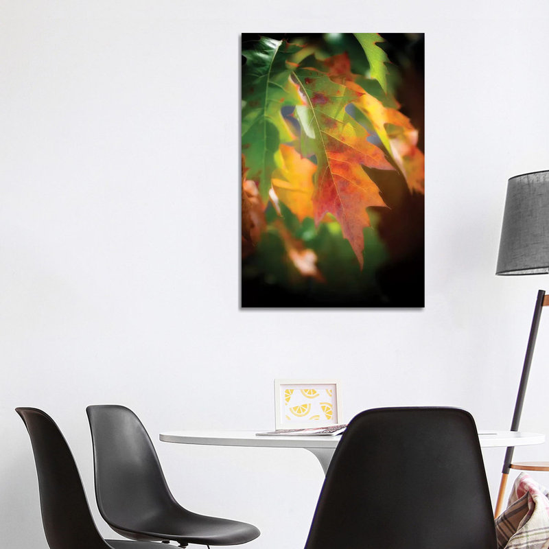 Oak Leaves 1 Piece Wrapped Canvas Wall Art, 101.6 cm H x 66.04 cm W x 3.175 cm D