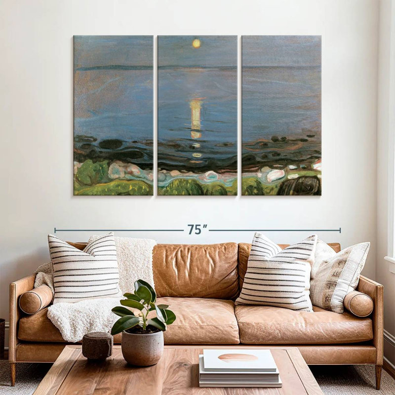 Avery Summer Night By The Beach, H 42 po x l 65 po