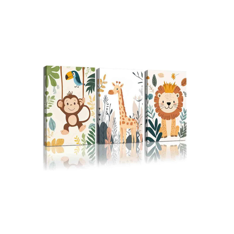 3 Piece Wrapped Canvas Wall Art