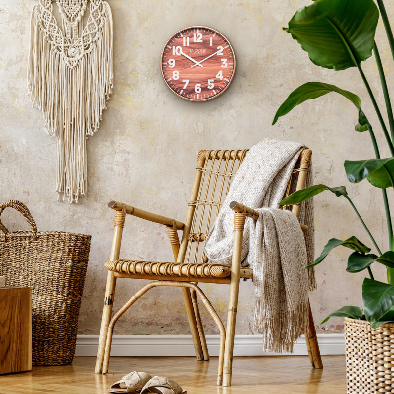 Horloge murale analogique 10,8 pouces Atwood Quartz