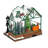 8" LED Christmas Greenhouse With Rotating Tree & Music Table Décor