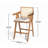 Hassan 27’’ Rubberwood Counter Stools With Cane Webbing-1913220163