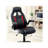Stylish Office Chair Upholstered 1Pc Comfort Adjustable Chair Relax Gaming Office Chair Work Padded Armrests