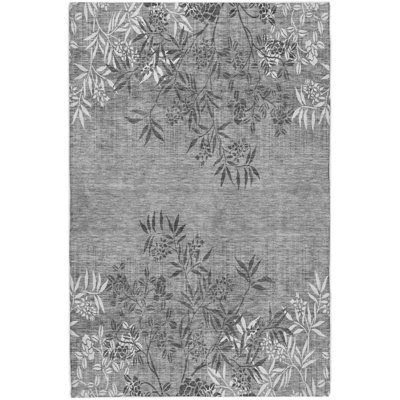 Premium Machine Washable Dream Shag ADS673 Floral Rug