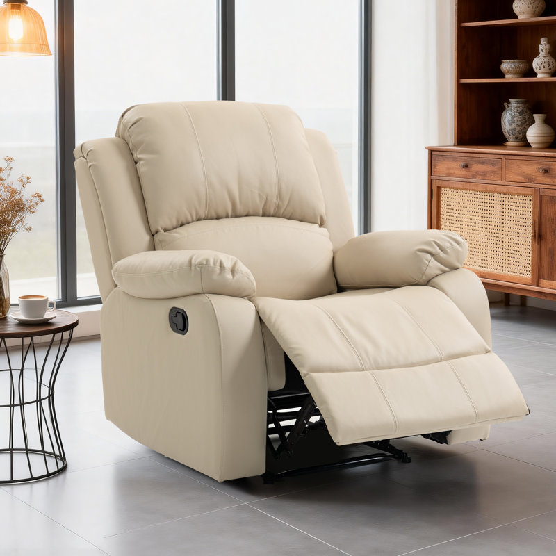 94cm Wide Standard Recliner, Beige