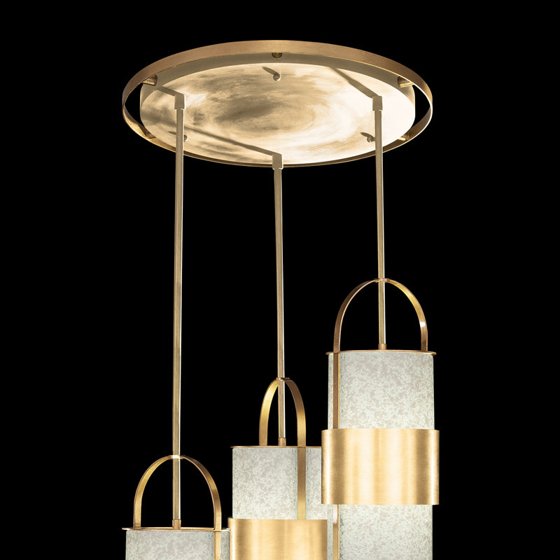 Bond 6 - Light LED Pendant, Gold, White