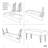 Gonne Faux Fur Upholstered Bench
