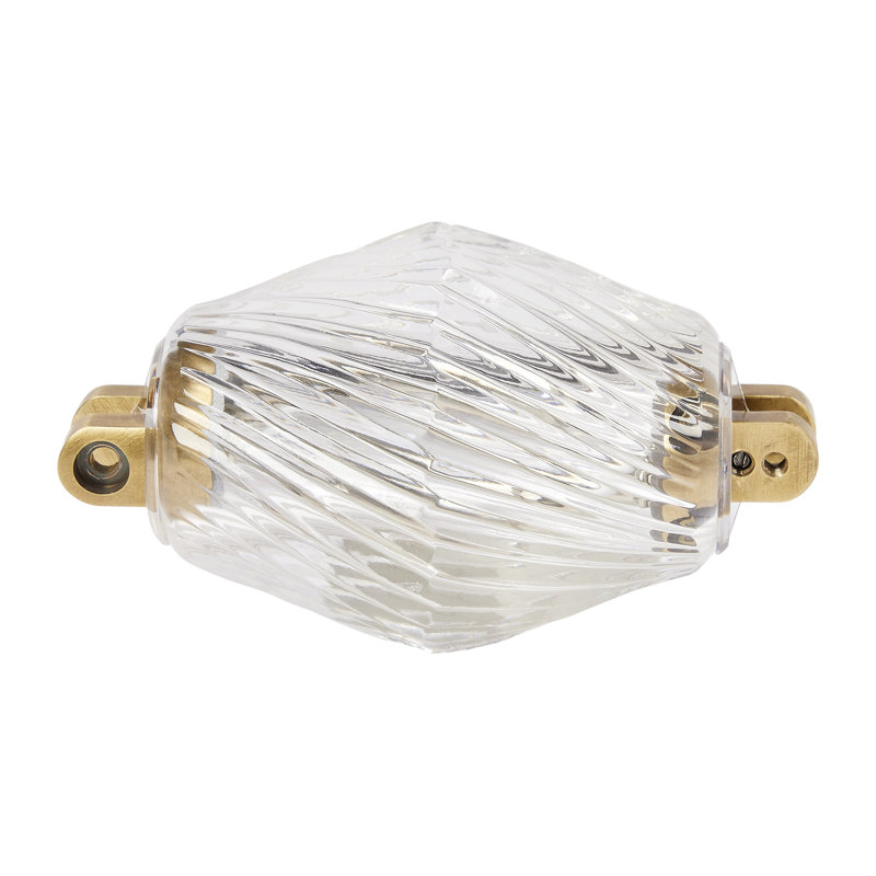 Collier 132 Chandelier, Natural Brass, 140.5" H x 2" W x 2" D