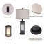 Lampe porte-enseigne Evangena