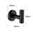 304 Stainless Steel Matt Black Towel Hook Robe Hook, No Drill Wall Mount, 6, Scratch & Corrosion , For Bathroom, Shower, Kitchen Hanging Bathroom Shower , To Scratches, Home