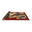 Tapis contemporain beige / brun / gris-1390919654