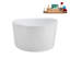 43.3'' x 43.3'' Freestanding Soaking Acrylic Bathtub-83635614