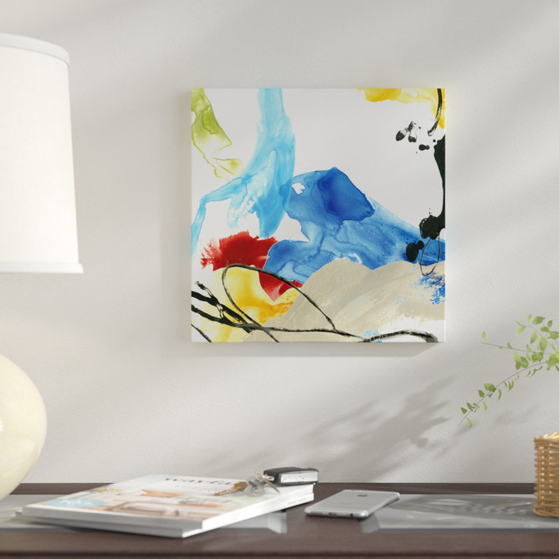 « formulation i », impression sur toile, H 12 po x l 12 po x P 0,75 po, Pas de tapis, Toile tendue