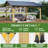 Outdoor Heavy Duty Wooden Gazebo with Galvanized Steel Hardtop Gazebo-104445122