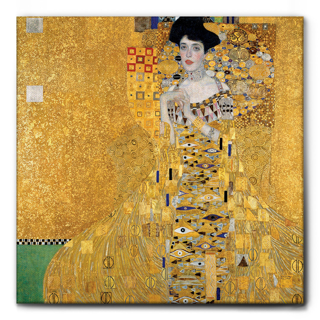 Leinwandbild Portrait of Adele Bloch-Bauer I von Gustav Klimt