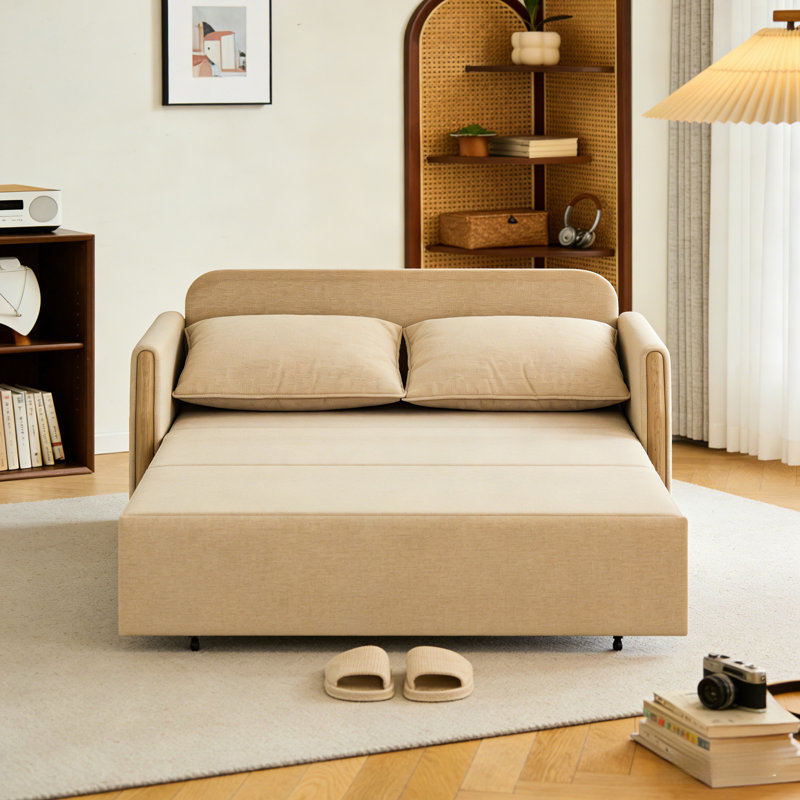 2 Seater Cotton Blend Sofa Bed
