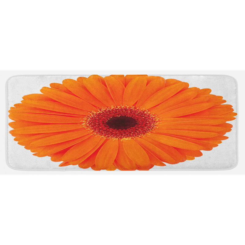 Tapis de cuisine fleur de gerbera