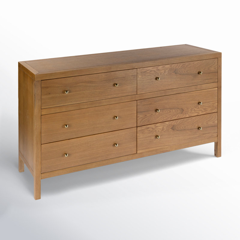 Nora 6-Drawer Dresser, Natural