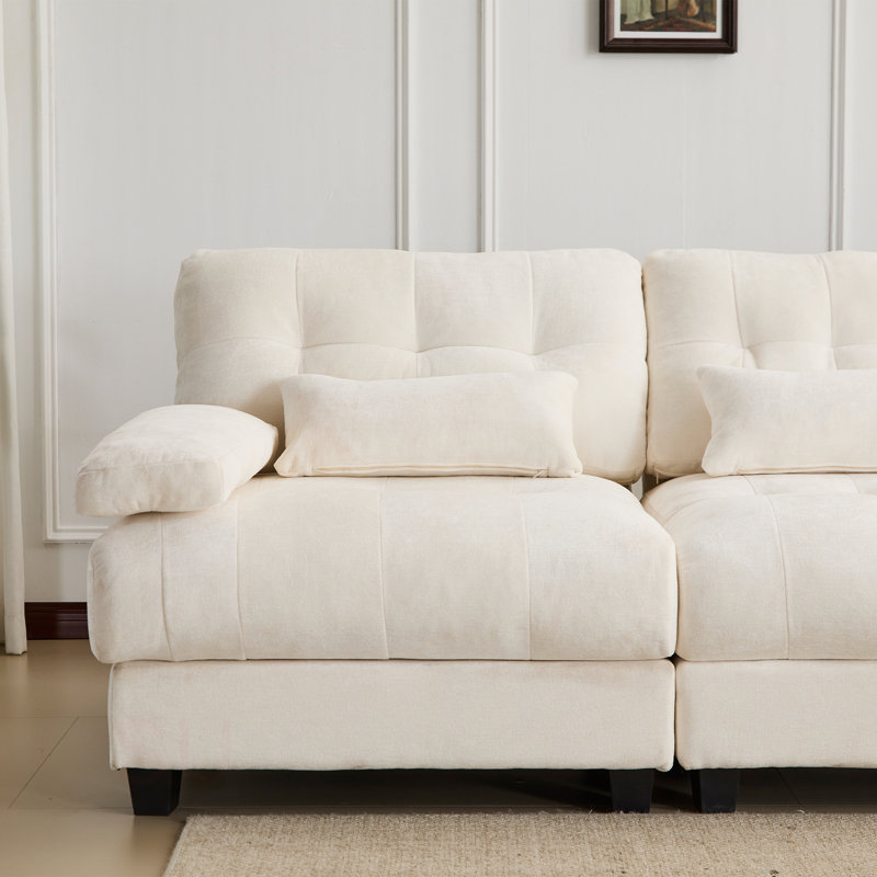 Repose-pieds pour chambre à coucher, salon, Beige
