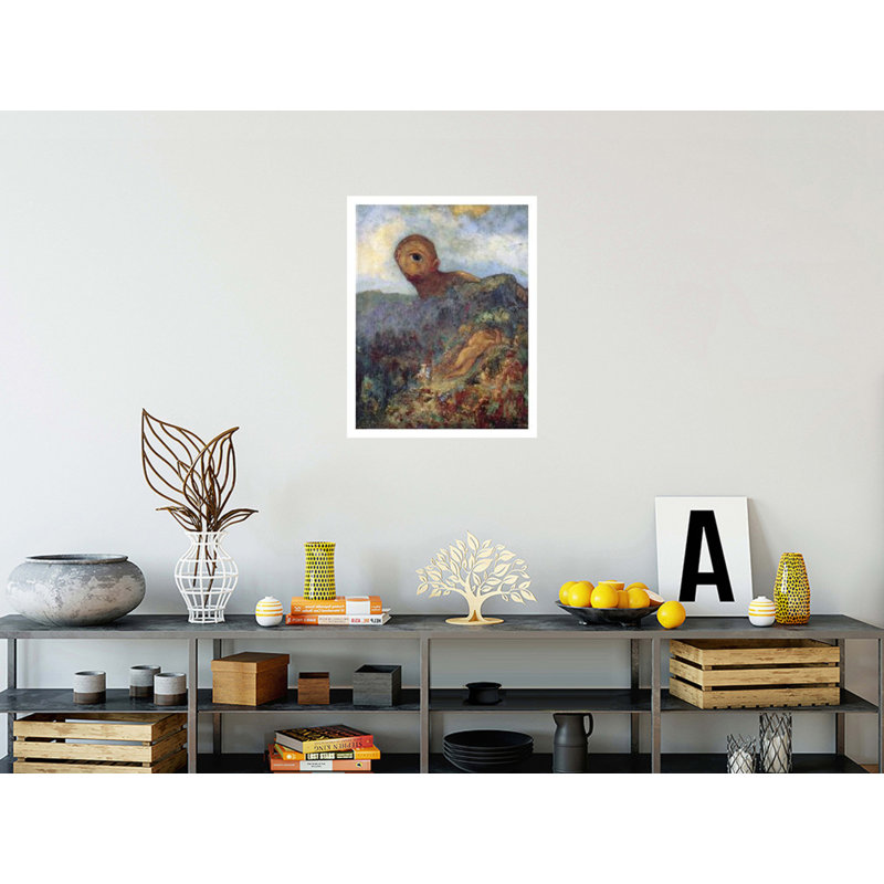 The Cyclops by Odilon Redon - Giclee Print, 28" H x 22" W