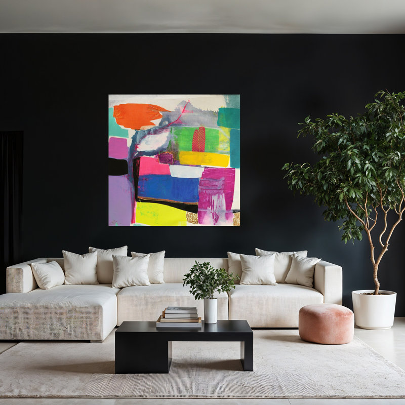 Aloha Abstract Contemporary Art, 48" H x 48" W
