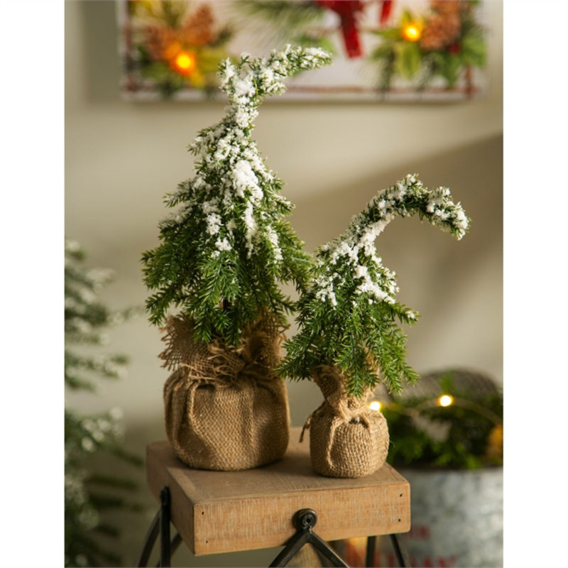 Sapin de Noël artificiel 1,25 pi enneigé