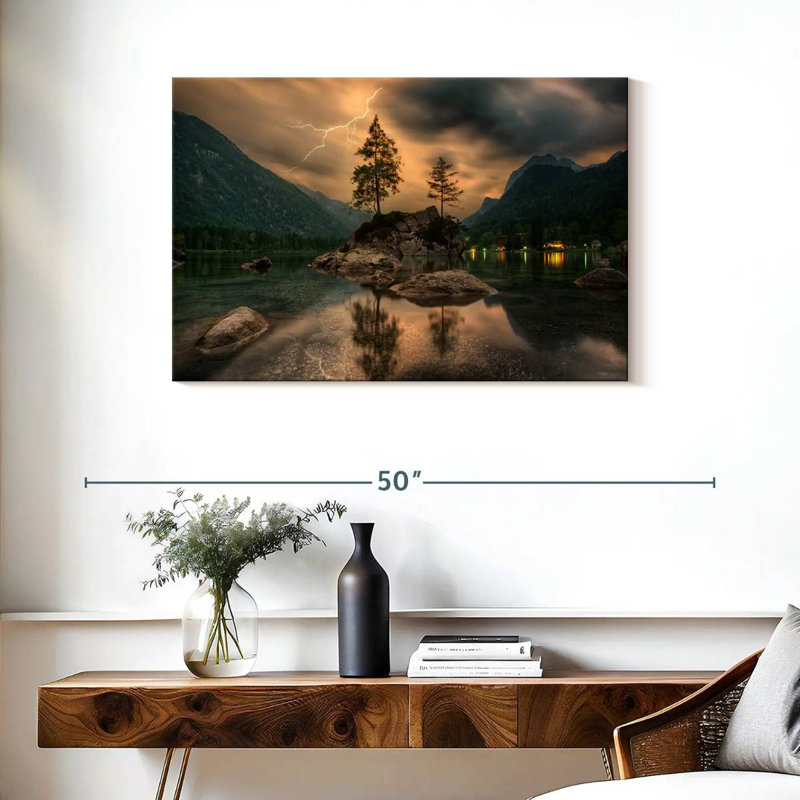 Alvord Magical Lakeside Mountain, H 24 po x l 36 po