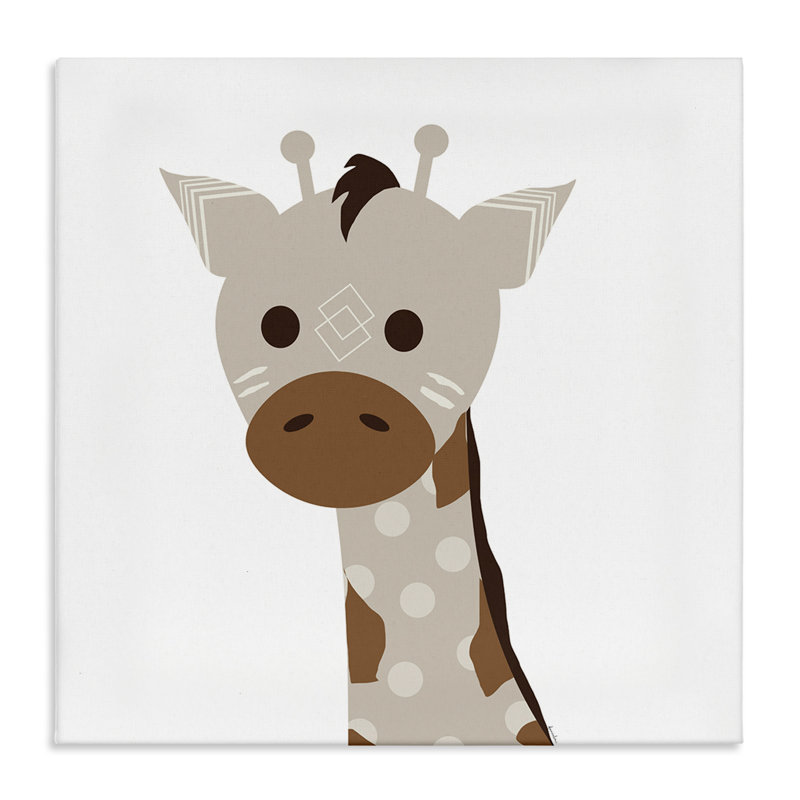  «Neutral Tone Girafe» par Daniela Santiago, H 30 po x l 30 po