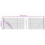 Ashlon Metal Wire/Mesh Fence-590183501-590183503-590183502