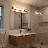 Beacon LED Bathroom Vanity Light in Warm Brass-588097030
