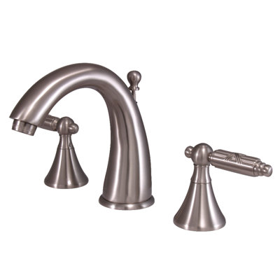 Widespread Bathroom Faucet with Double Cross Handles