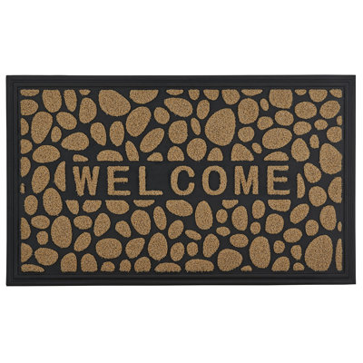 Paillasson antidérapant pour entrée, 18 po x 30 po, imperméable, passe-partout