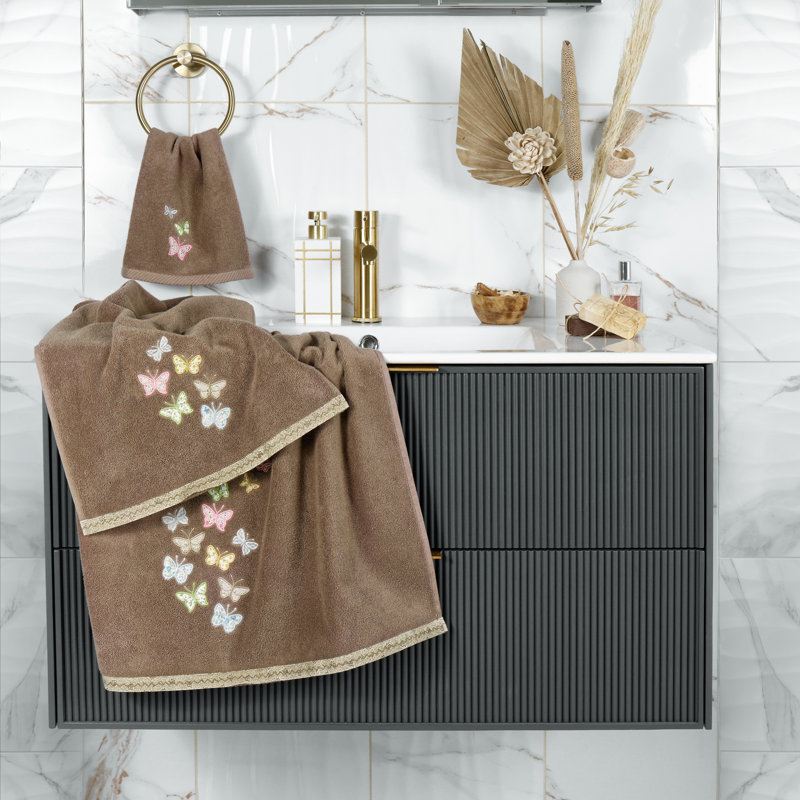 Midweight Bath Towel, Cocoa