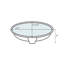 Lavabo de salle de bain ovale encastré en porcelaine vitreuse avec trop-plein Ovalyn