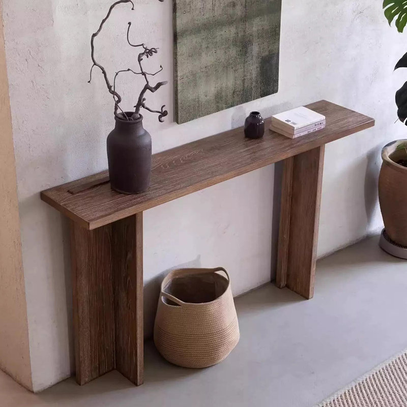 Console simple de style américain, H 35,4 po x l 63 po x P 12,6 po
