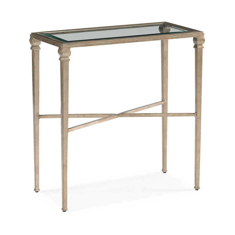 Diego Glass Top End Table