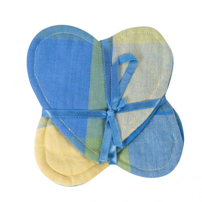 Cotton 4 Piece Coaster Set