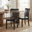 Tanvier Slatted Back Dining Chair Solid Wood Side Chair-682078795