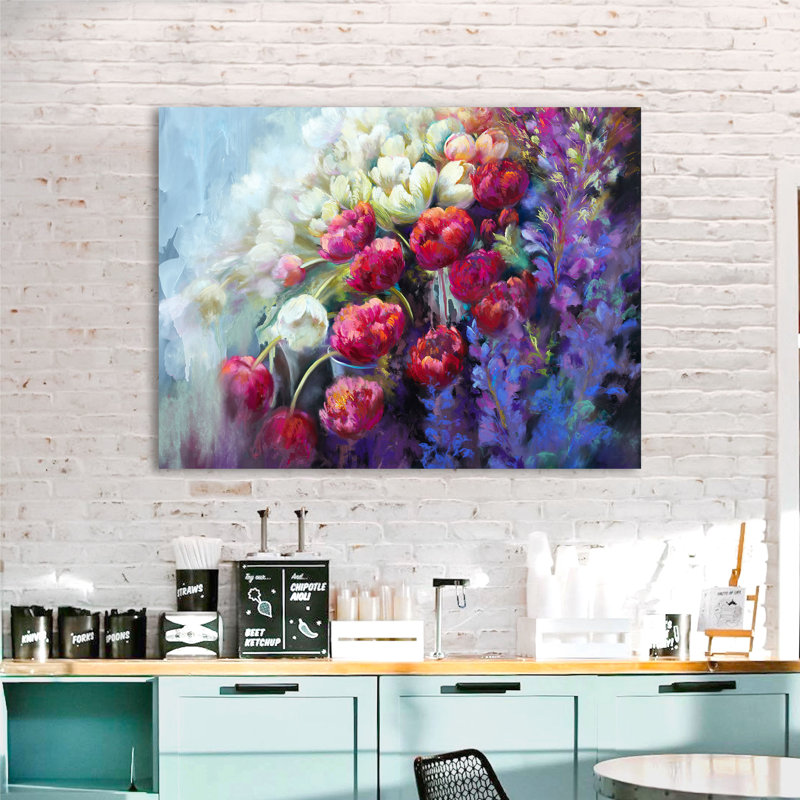Floral Canvas: The Fabulous Florist (detail) by Nel Whatmore - No Frame Print on Canvas, 50cm H x 70cm W x 4cm D